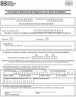 Formulario adicional de registro con otras entidades 